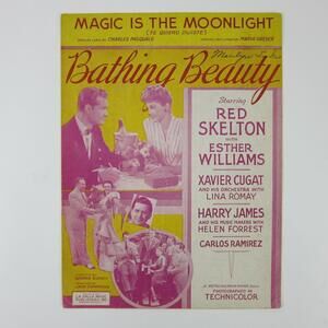 Sheet Music Magic Is The Moonlight Bathing Beauty Red Skelton Vintage 1944